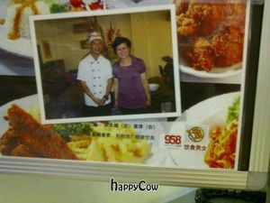 Photograph of the owner at Little Prince Cuisine in East Singapore