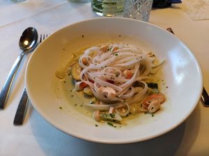 Dinner at Sonnenberg Health Hotel in Schwellbrunn