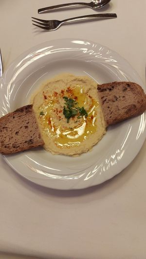 Hummus at Sonnenberg Health Hotel in Schwellbrunn