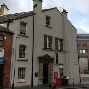 Outside at Tea Sutra Teahouse in Newcastle Upon Tyne