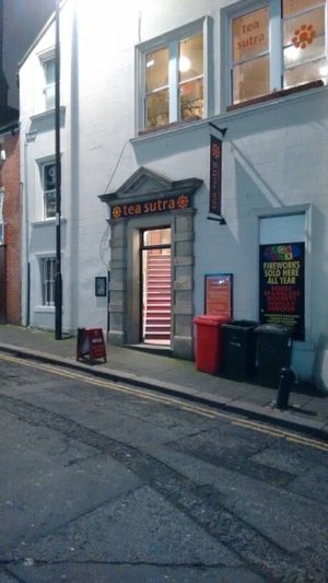 upstairs at Tea Sutra Teahouse in Newcastle Upon Tyne