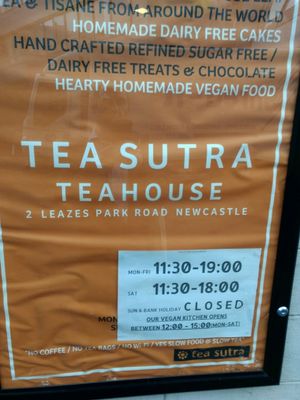 boom at Tea Sutra Teahouse in Newcastle Upon Tyne
