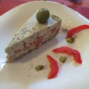 Cheese pie at Nebos in Kyiv