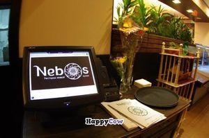 Working table at Nebos in Kyiv