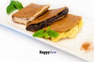 pancake plate at Nebos in Kyiv