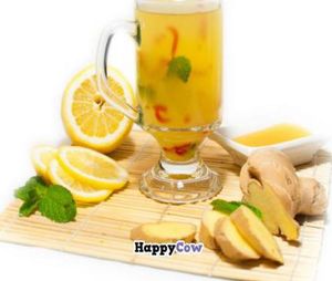 Exclusive ginger tea with strawberry jam at Nebos in Kyiv