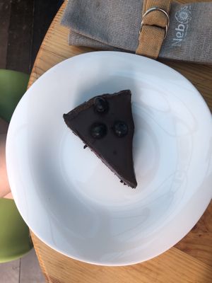 Blueberries cake  at Nebos in Kyiv