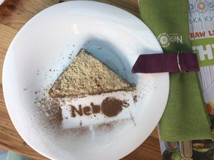 Napoleon cake  at Nebos in Kyiv