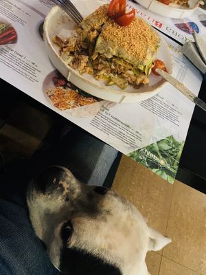 Raw lasagne  at Nebos in Kyiv