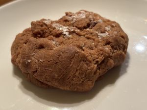 Salted chocolate chip cookie   at Maciel's Plant-Based Butcher & Deli in Los Angeles