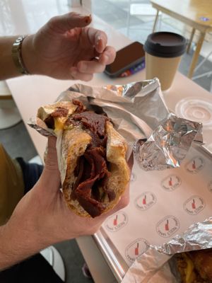 French dip  at Maciel's Plant-Based Butcher & Deli in Los Angeles