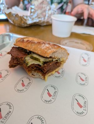 French dip at Maciel's Plant-Based Butcher & Deli in Los Angeles