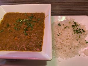 Lentil stew  at Jambo Cafe in Santa Fe