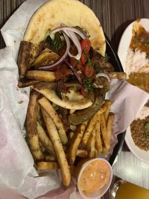 Tofu jerk  at Jambo Cafe in Santa Fe