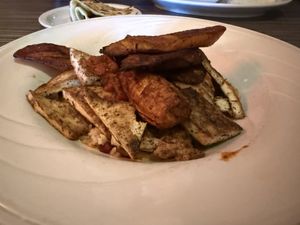 Tofu with harissa sauce   at Jambo Cafe in Santa Fe