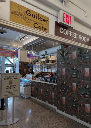  at Guilder Cafe at Powell's City of Books in Portland