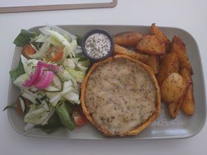 Leak quiche  at Ingrediente Secreto in Badalona