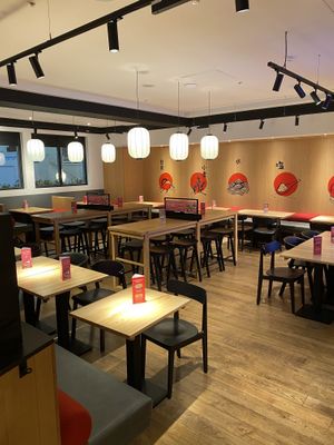 Upstairs seating  at Marugame Udon - The O2 in South East London