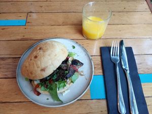 Mushroom bun at Het Magazijn in Dordrecht