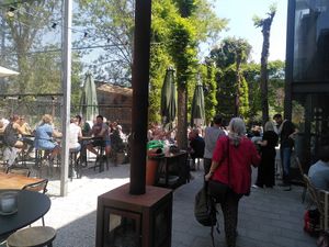 Large outdoor area at Het Magazijn in Dordrecht