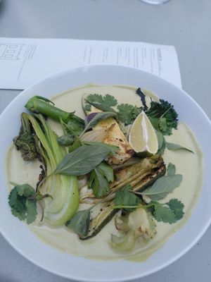 Vegan curry at Het Magazijn in Dordrecht