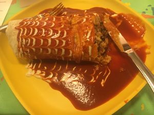 Burrito Ahogado at PIA in New York City