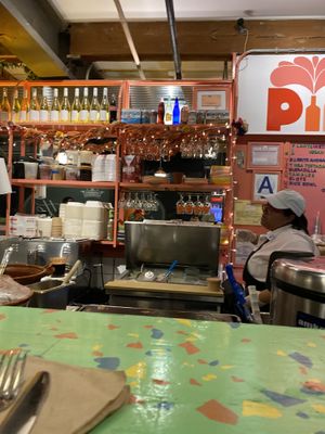 Bar seating  at PIA in New York City