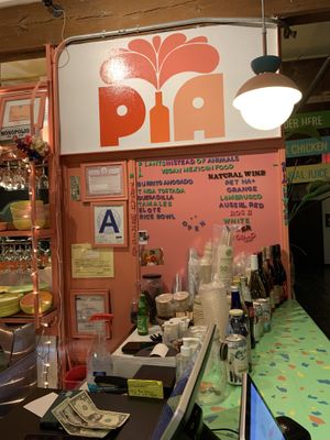 Signage  at PIA in New York City