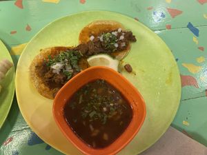 Birria tacos  at PIA in New York City