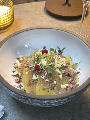 Pineapple dessert   at Botànic in Mallorca