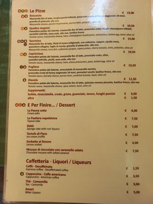  at La Napoletana in Taormina