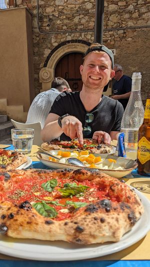   at La Napoletana in Taormina