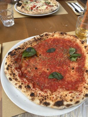 Marinara Pizza  at La Napoletana in Taormina