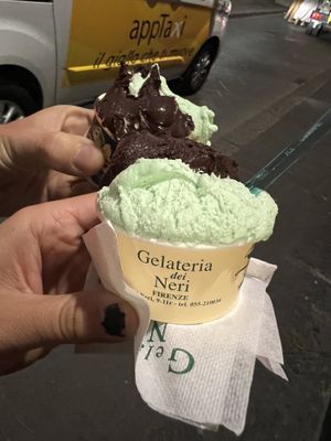   at Gelateria Dei Neri in Florence