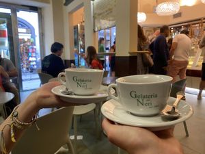   at Gelateria Dei Neri in Florence