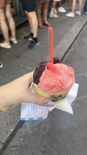   at Gelateria Dei Neri in Florence