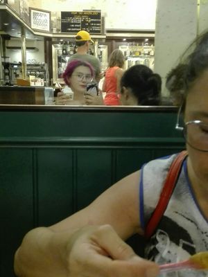 Theres near 10 fruit vegan flavours, 1 of menta and 1  dark chocolate. The coconut icecream is amazing at Gelateria Dei Neri in Florence