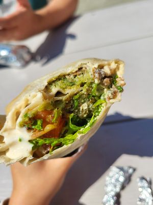  at The Falafel Spot in West Yellowstone