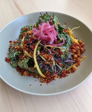 BD Goddess Salad (SO GOOD) at Beautiful Day in La Quinta