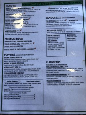 Customers can now ask for a specifically vegan menu😄 at Dees Brothers Brewery in Sanford