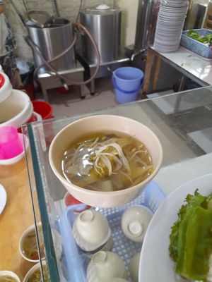 Free soup at Diệu Thiện in Ho Chi Minh City