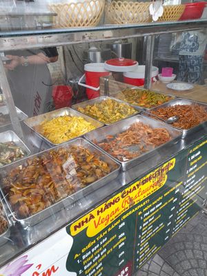 Com chay selection at Diệu Thiện in Ho Chi Minh City