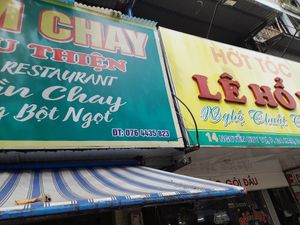 Sign at Diệu Thiện in Ho Chi Minh City