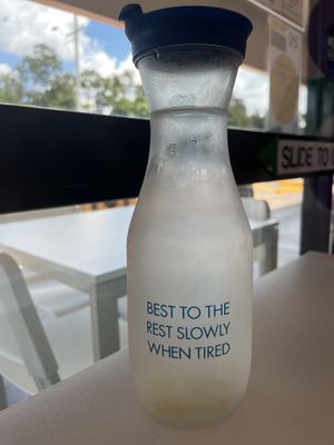 Free lemon water  at Blazenest in Browns Plains