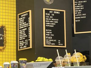 Vegan Pie Menu (left)  at Buzz The Junction in The Junction