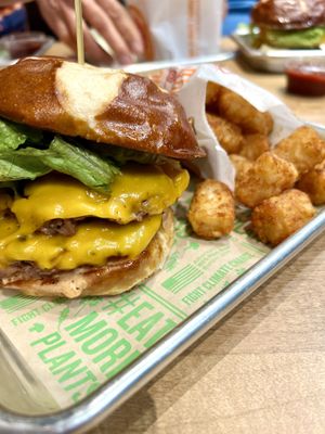 Double Beyond Burger / Double Cheese   at Next Level Burger - West Burnside in Portland