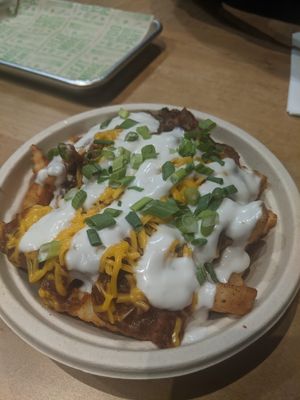 Chilli Chz Fries - delicious! at Next Level Burger - West Burnside in Portland