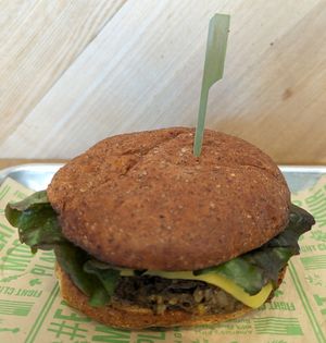 The Redwood Truffle Burger at Next Level Burger - West Burnside in Portland