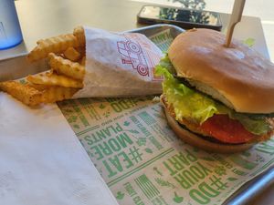 Crispy Chik'n Burger at Next Level Burger - West Burnside in Portland