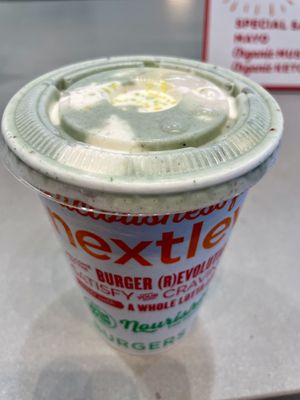 Lucky Leprechaun Shake    at Next Level Burger - West Burnside in Portland